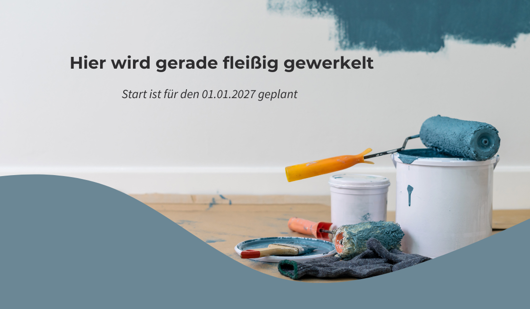 Bekanntmachung, dass der Blog gerade bearbeitet wird